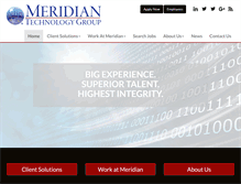 Tablet Screenshot of meridiangroup.com
